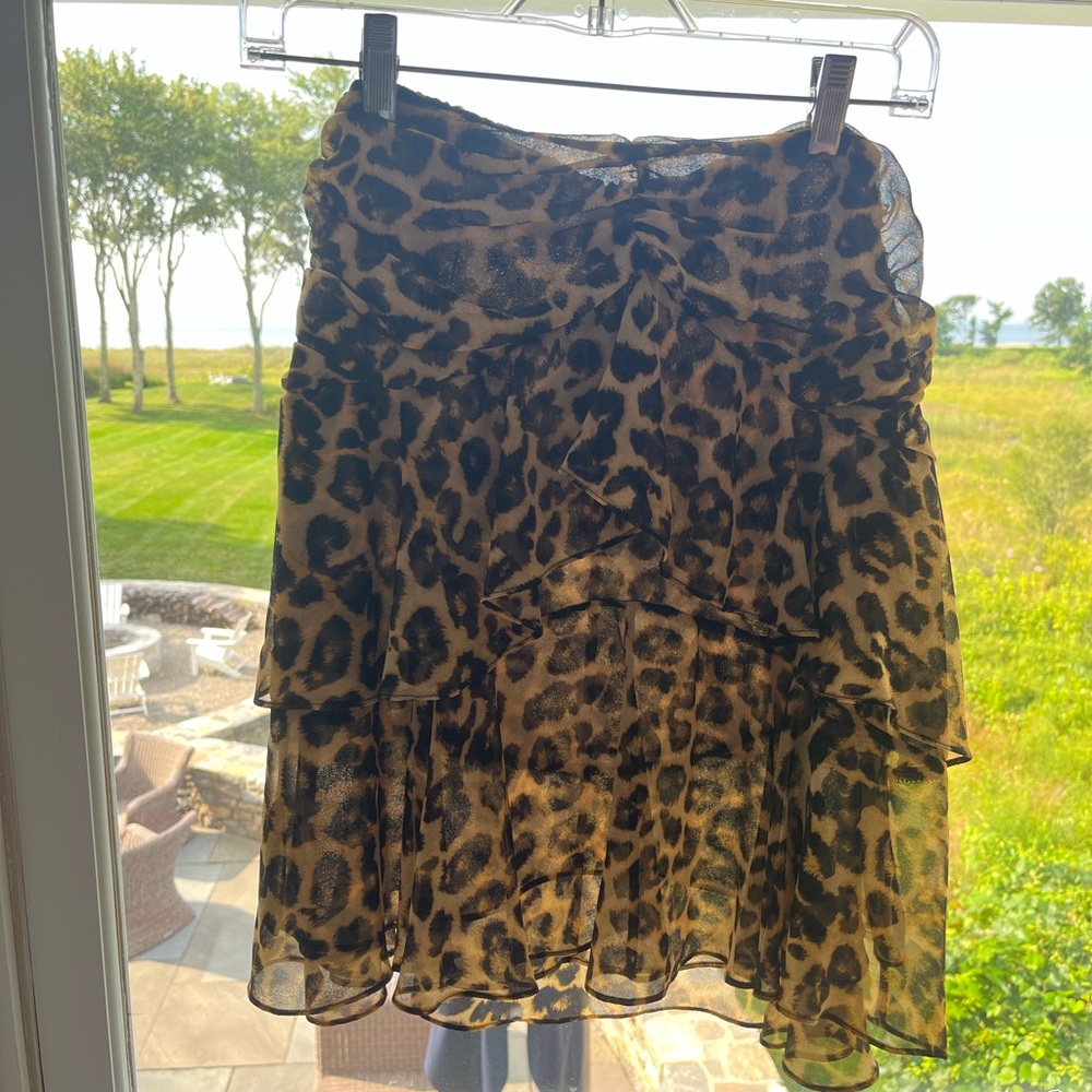 Misa Los Angeles Leopard Skirt